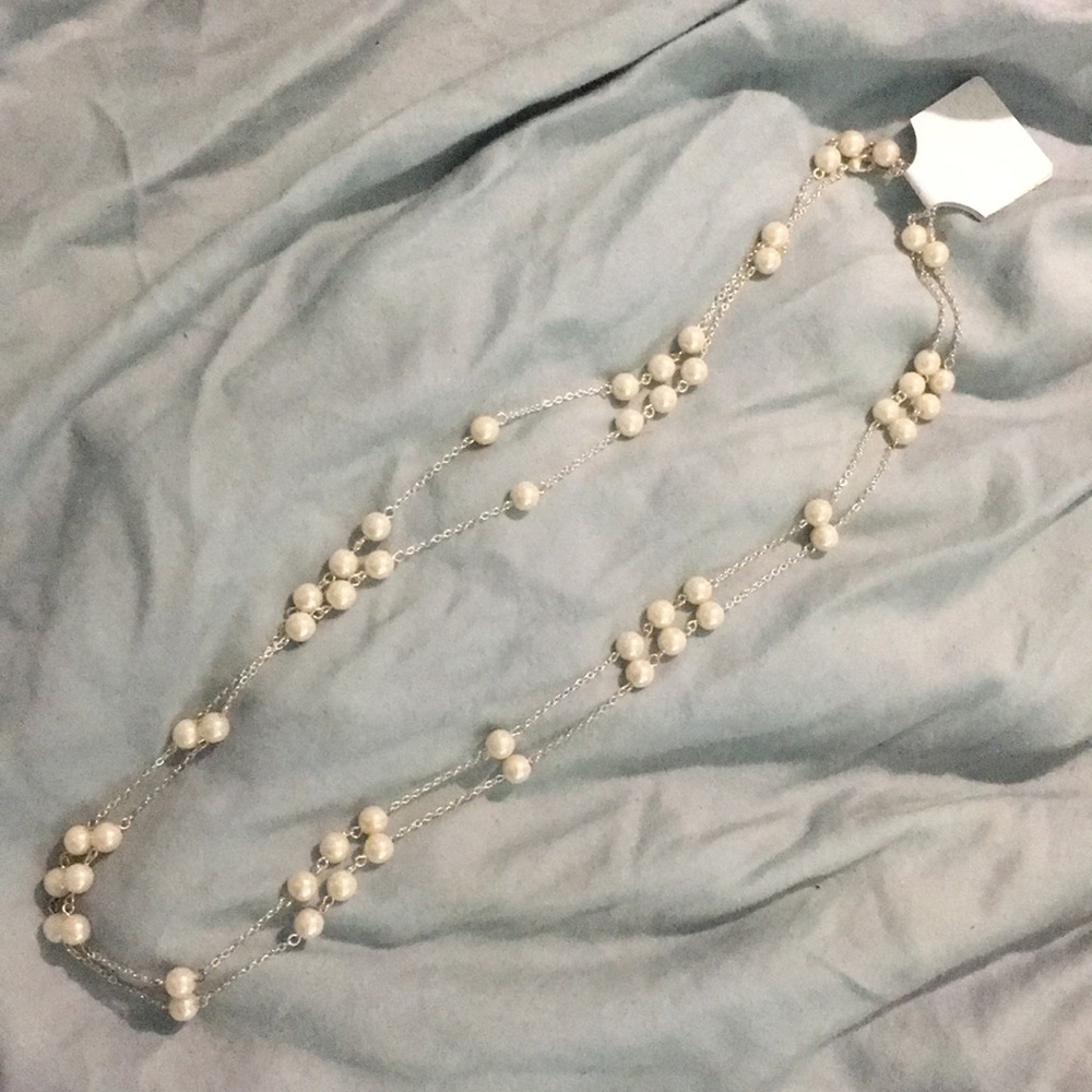 Pearl necklace.